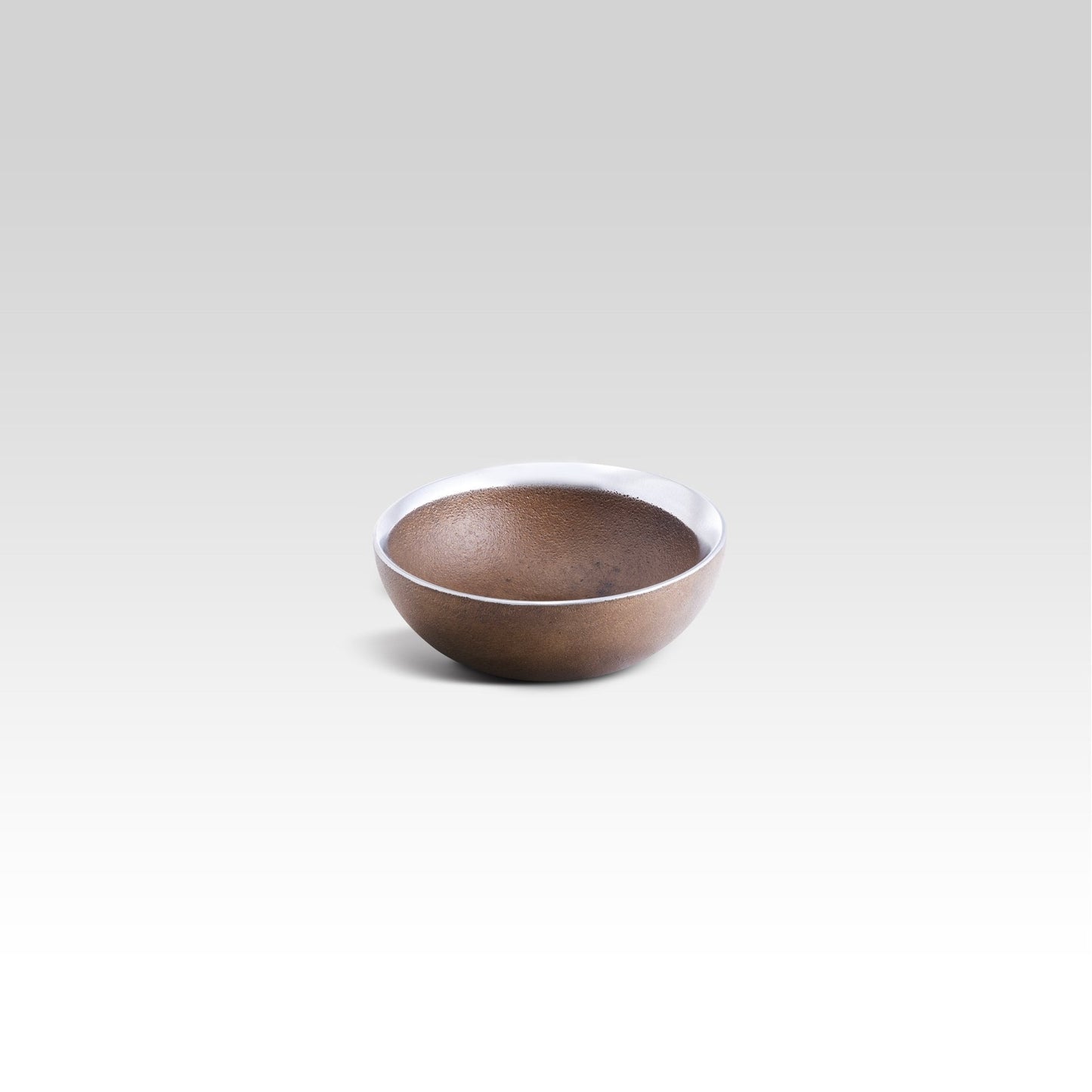 Small Chocolate & Nul Antique Gold Bowl - Jewelry Bowl