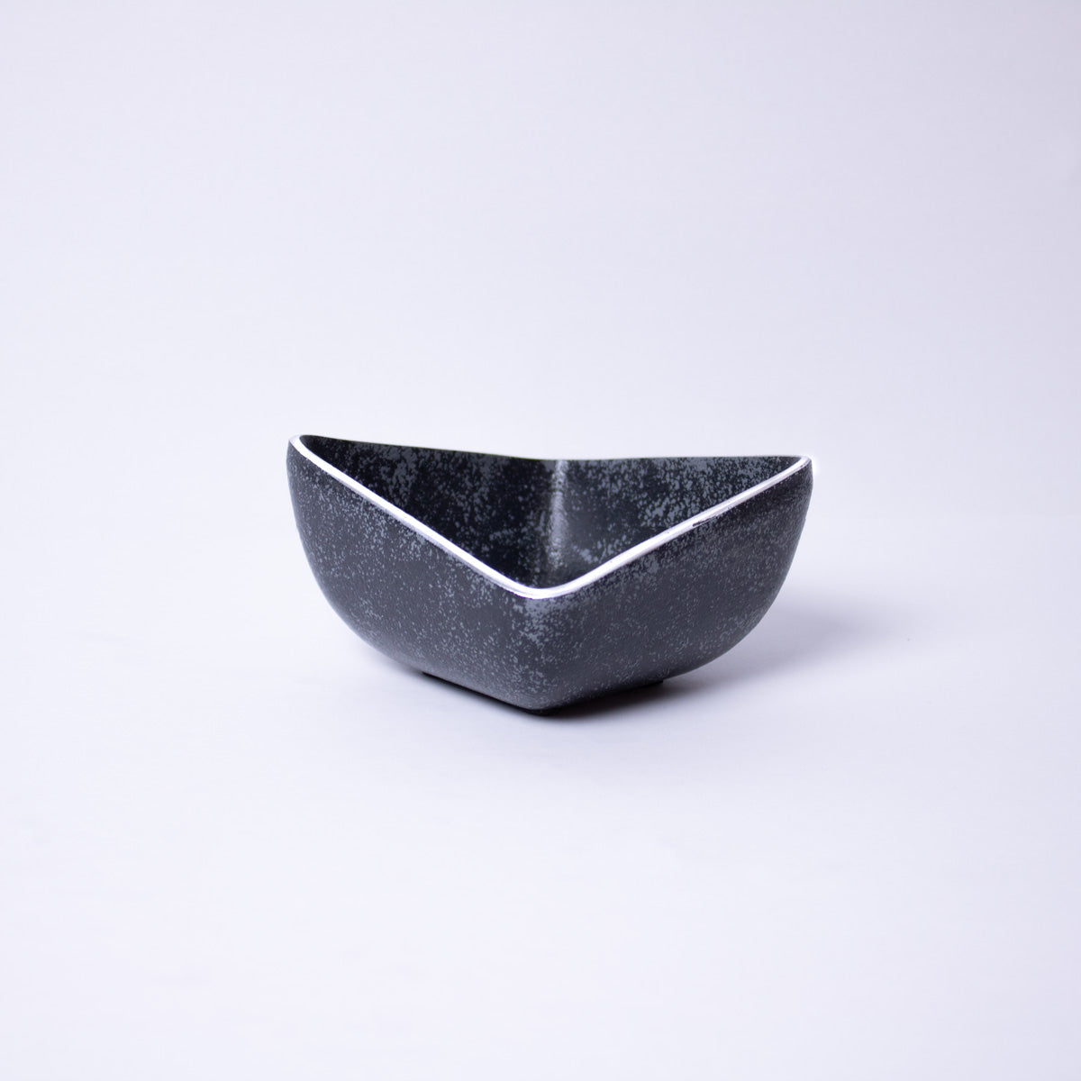 Minimal Decorative Ring Rectangular  Bowl /Gray