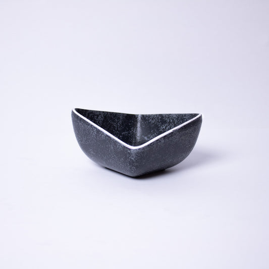 Minimal Decorative Ring Rectangular  Bowl /Gray