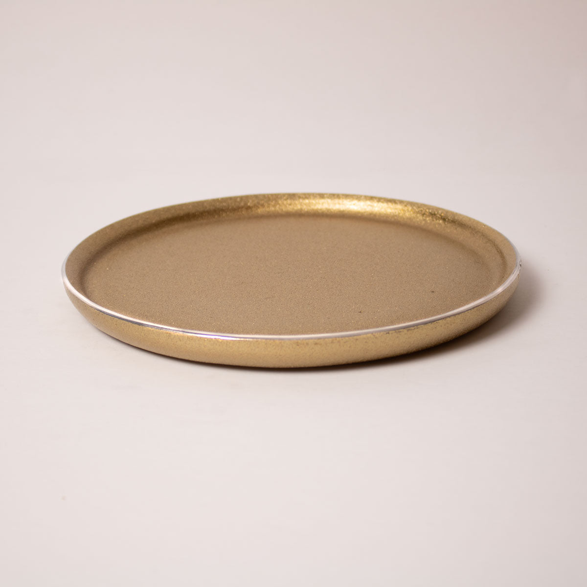 Stunning Decorative Plate – Gold Jewelry and Candle Plate for Coffee Tables - Gold