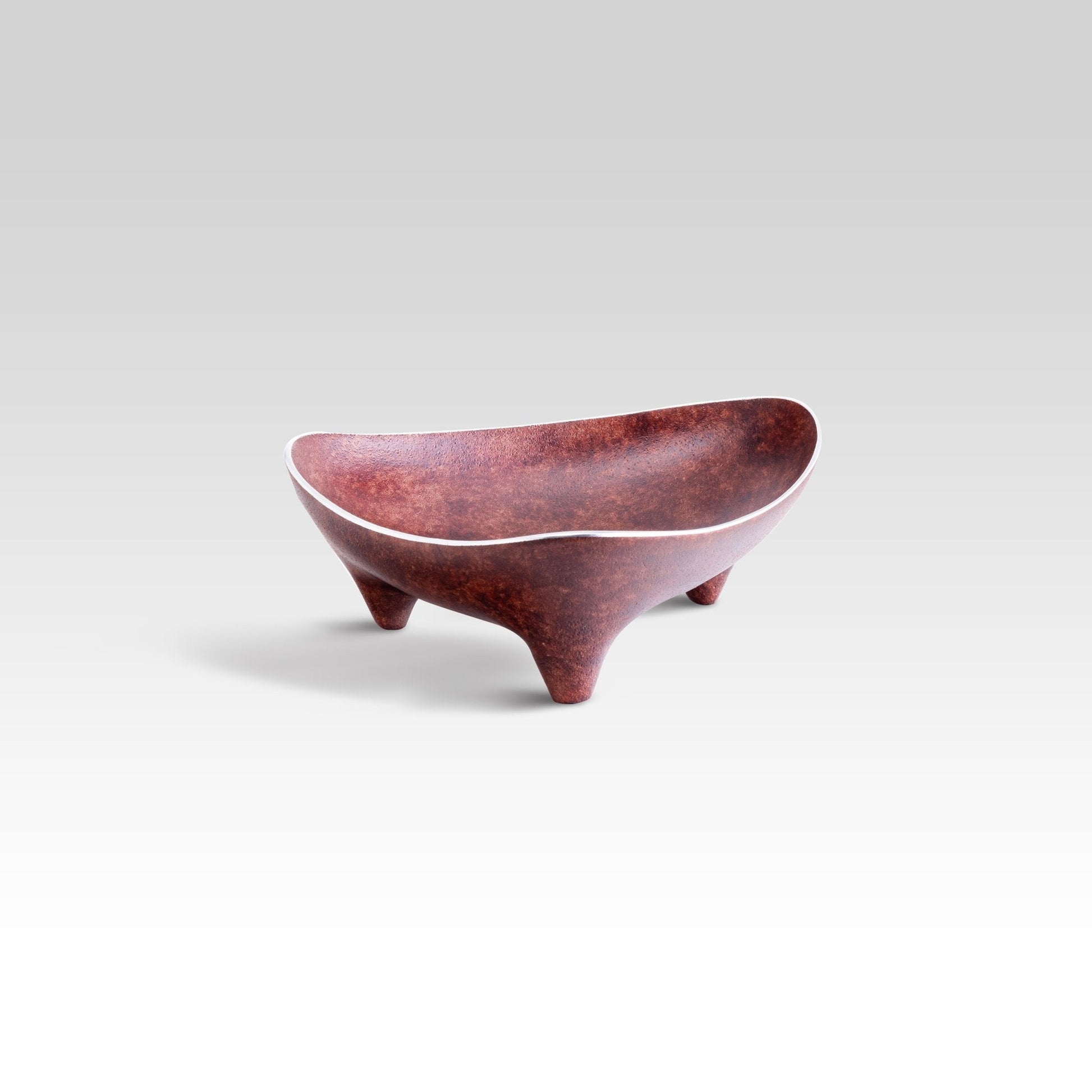 Large Amber Brown Fruit Bowl – Nut and Chocolate Bowl for Coffee Tables