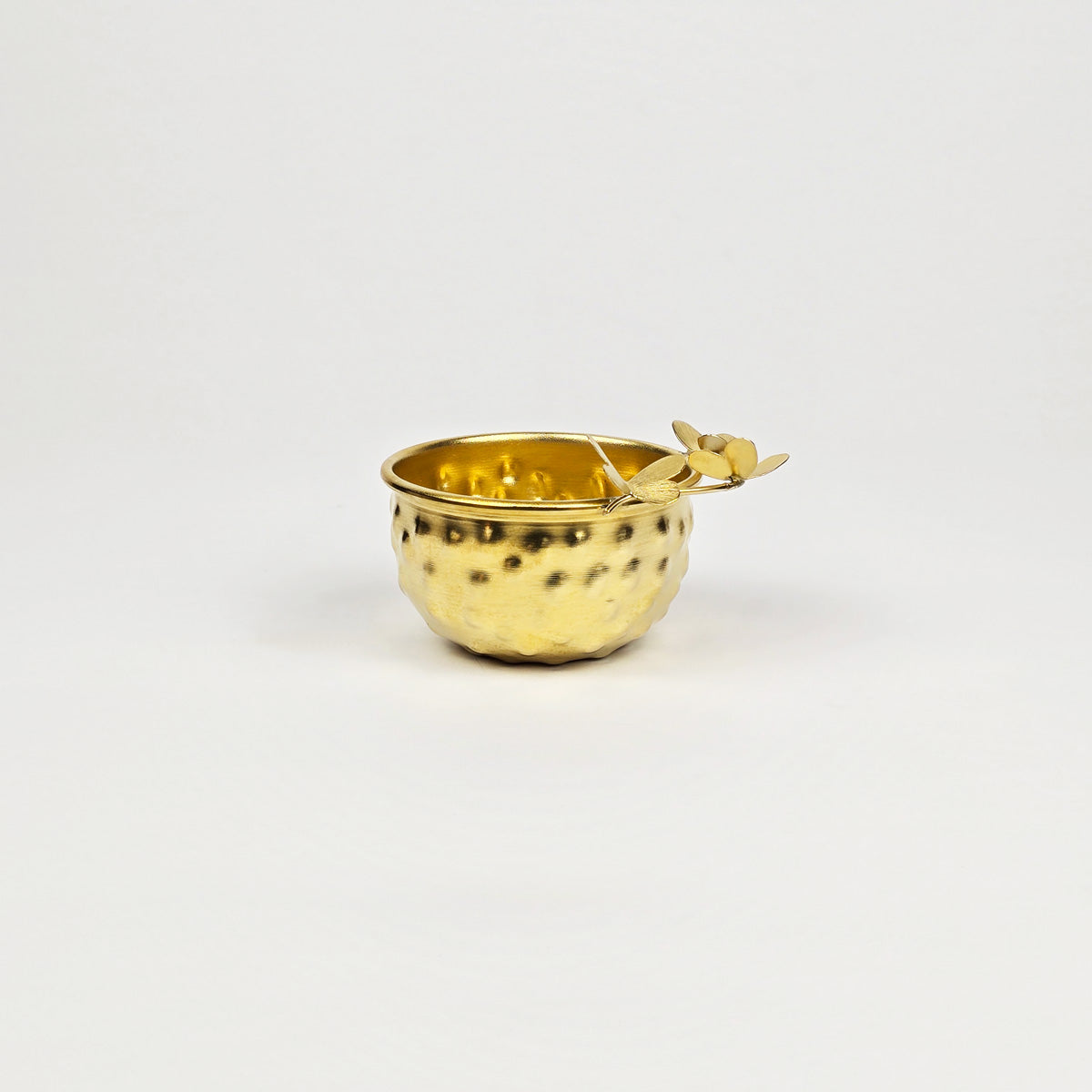 Small Gold Brass Decorative Jewelry & Nut Bowl - Butterfly Bowl