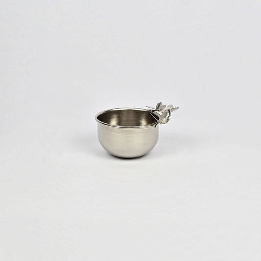 Small Silver Brass Decorative Jewelry & Nut Bowl - Butterfly Bowl