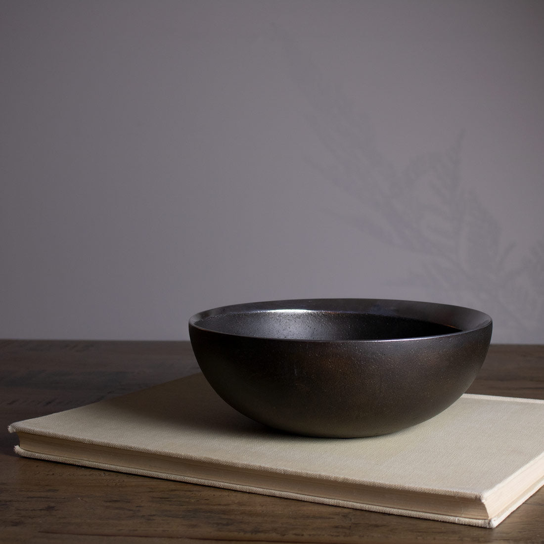 Large Fruit Bowl for Table - Centerpiece and Nut Bowl - antique gold