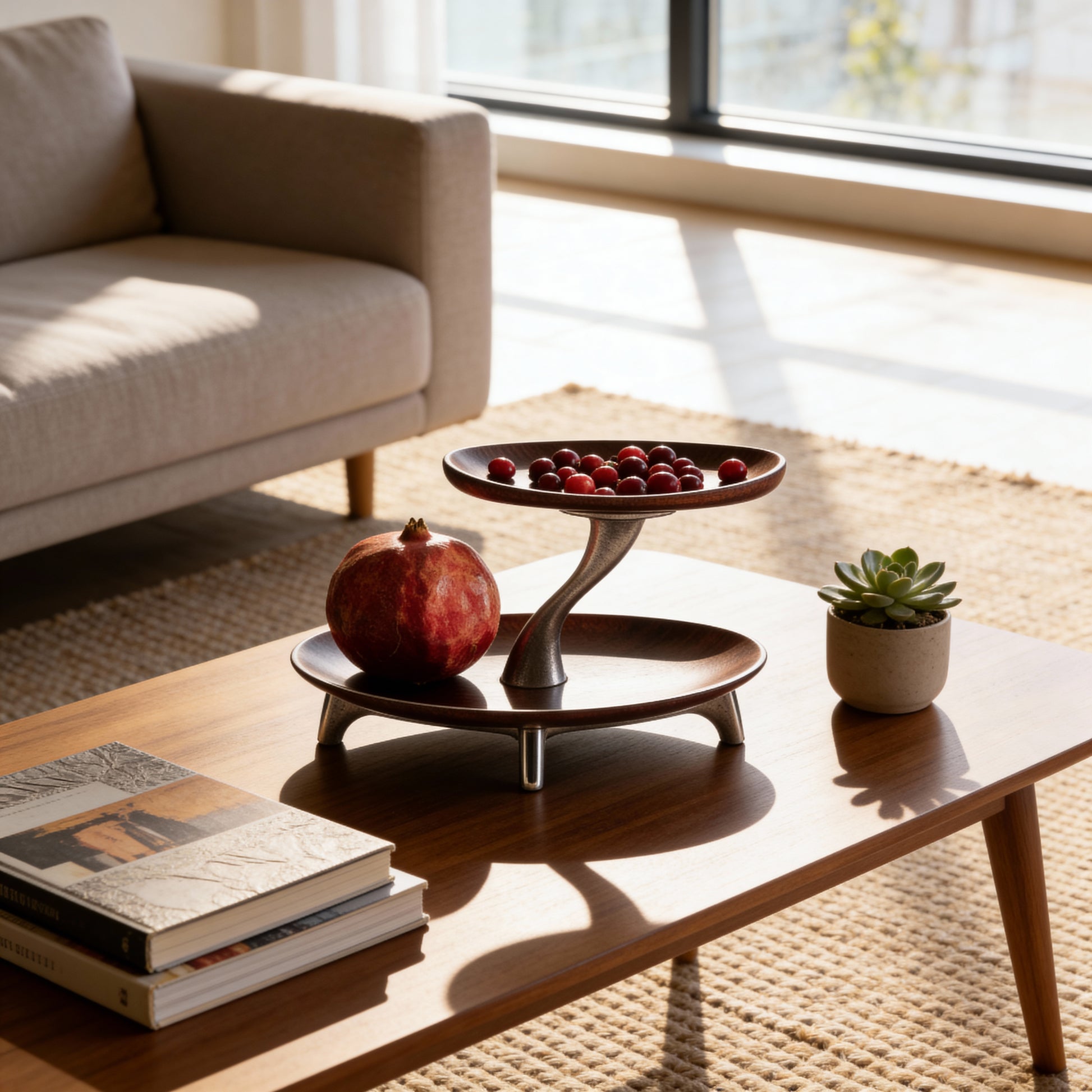 2-tier-oval-tray-amber-brown