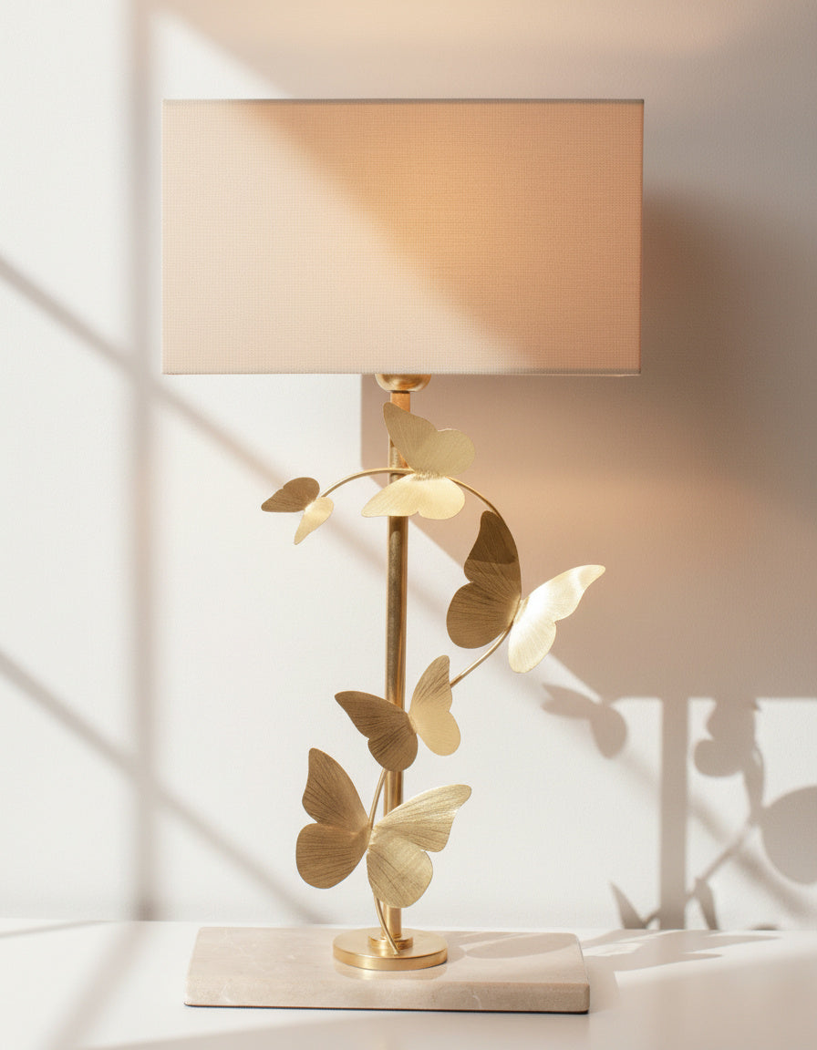 butterfly light Brass gold