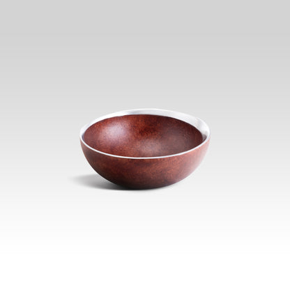 Minimal Decorative Coffee Table Nut Bowl - jewelry bowl - medium - brown