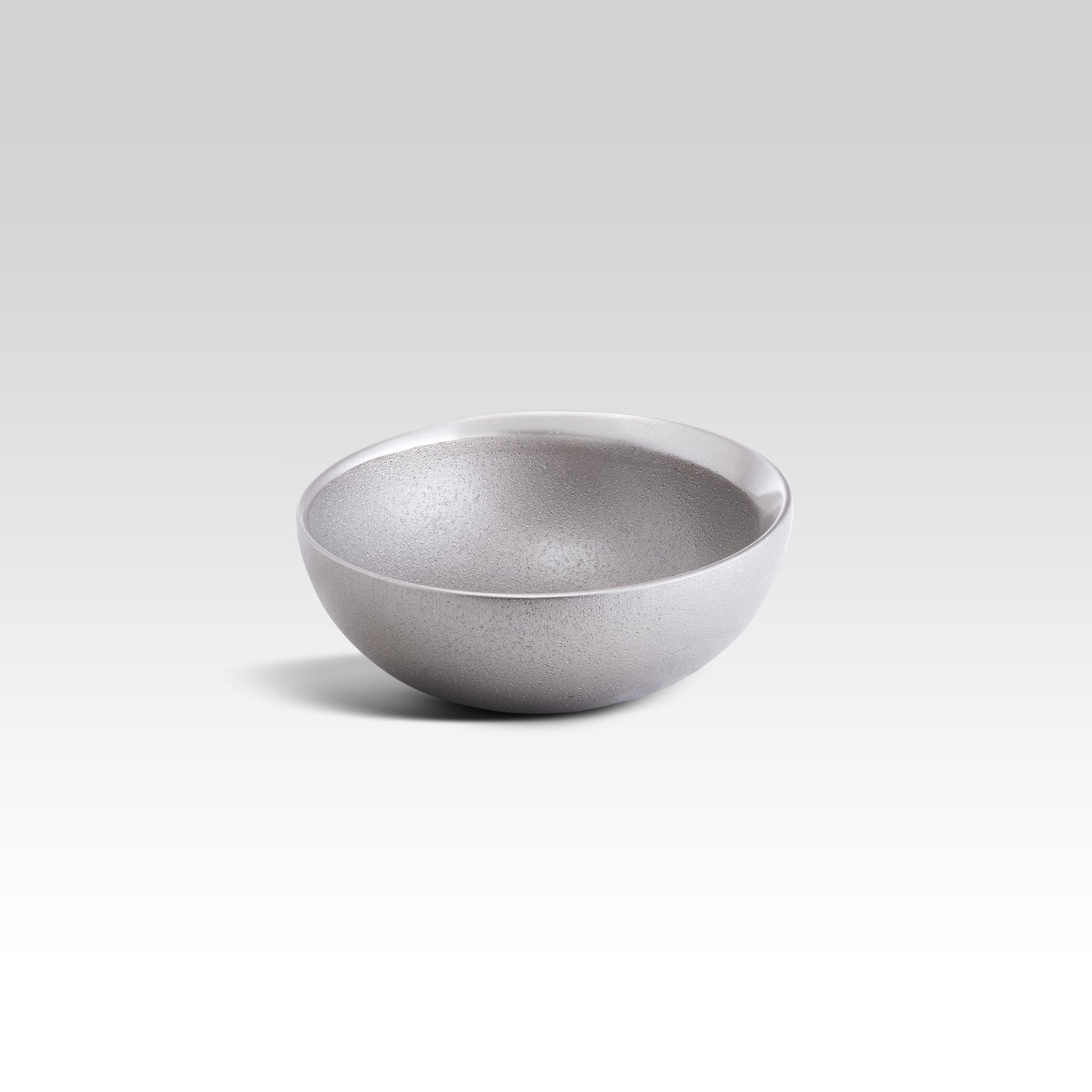 Minimal Decorative Coffee Table Nut Bowl - Small - Silver