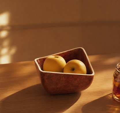Hana bowl collection in burgandy
