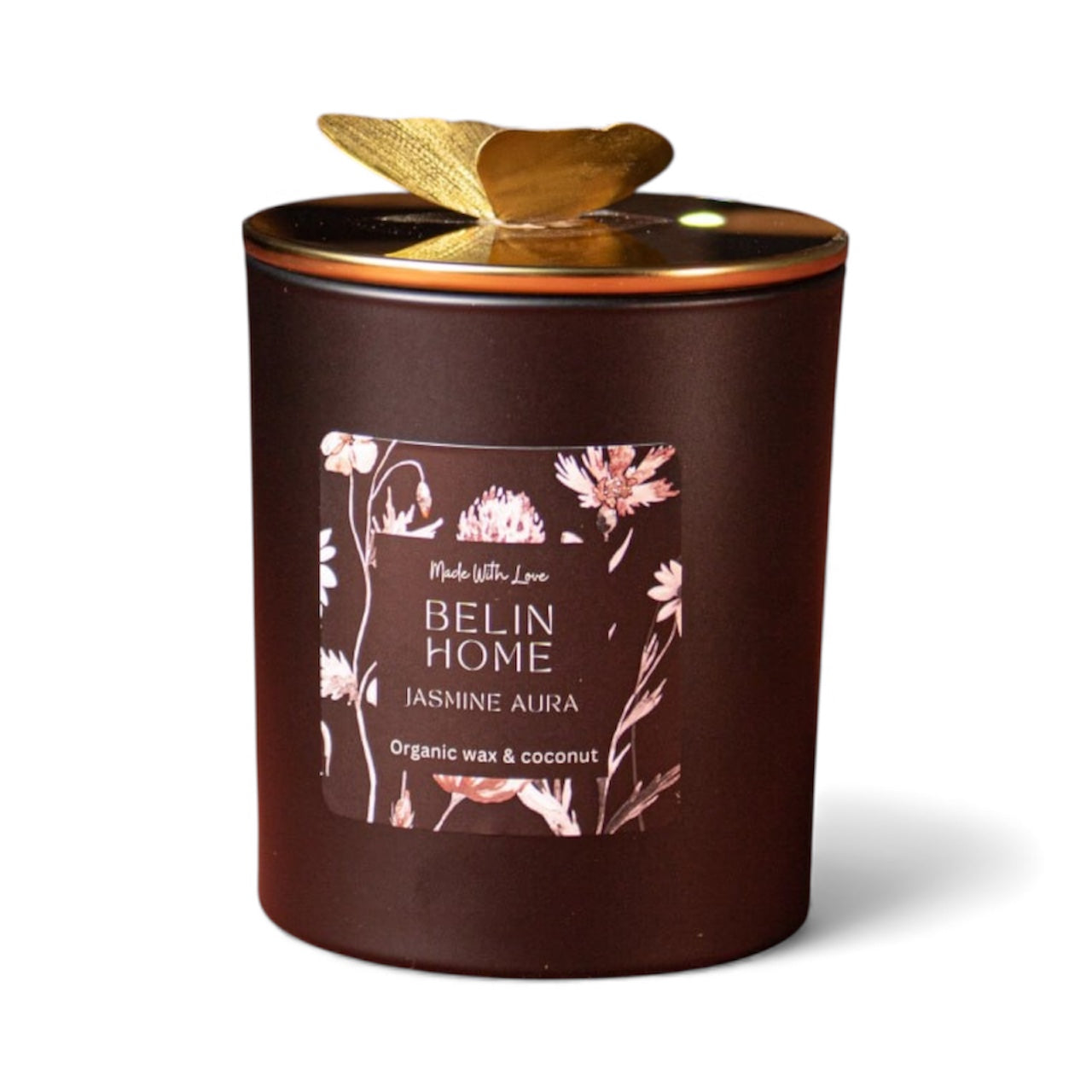 Bougie en pot papillon