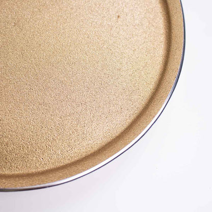 Round Gold Tray for Coffee Table – Ideal Candle or Decorative Catch-All Tray - close