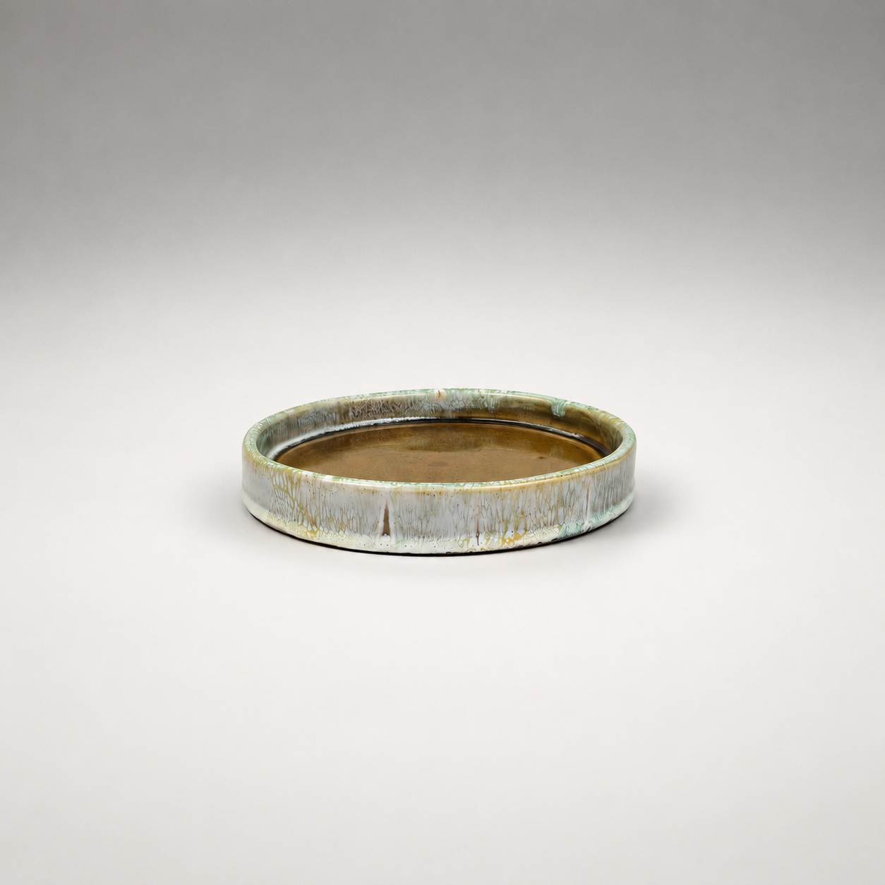 Tray Ceramic with ocean color