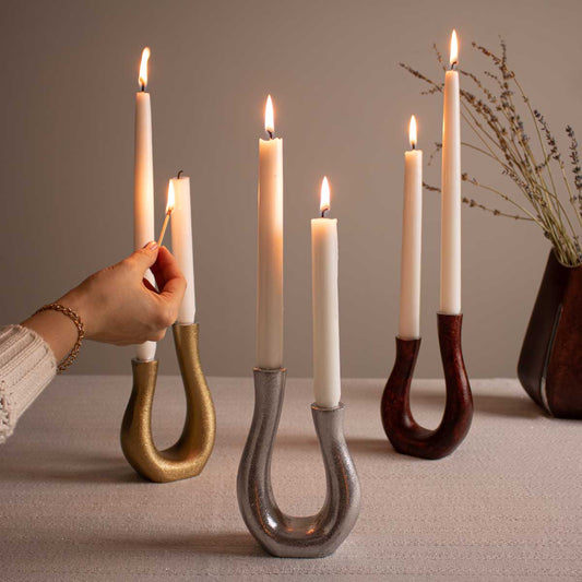 Modern Taper Candle Holder for Table Decor - all color