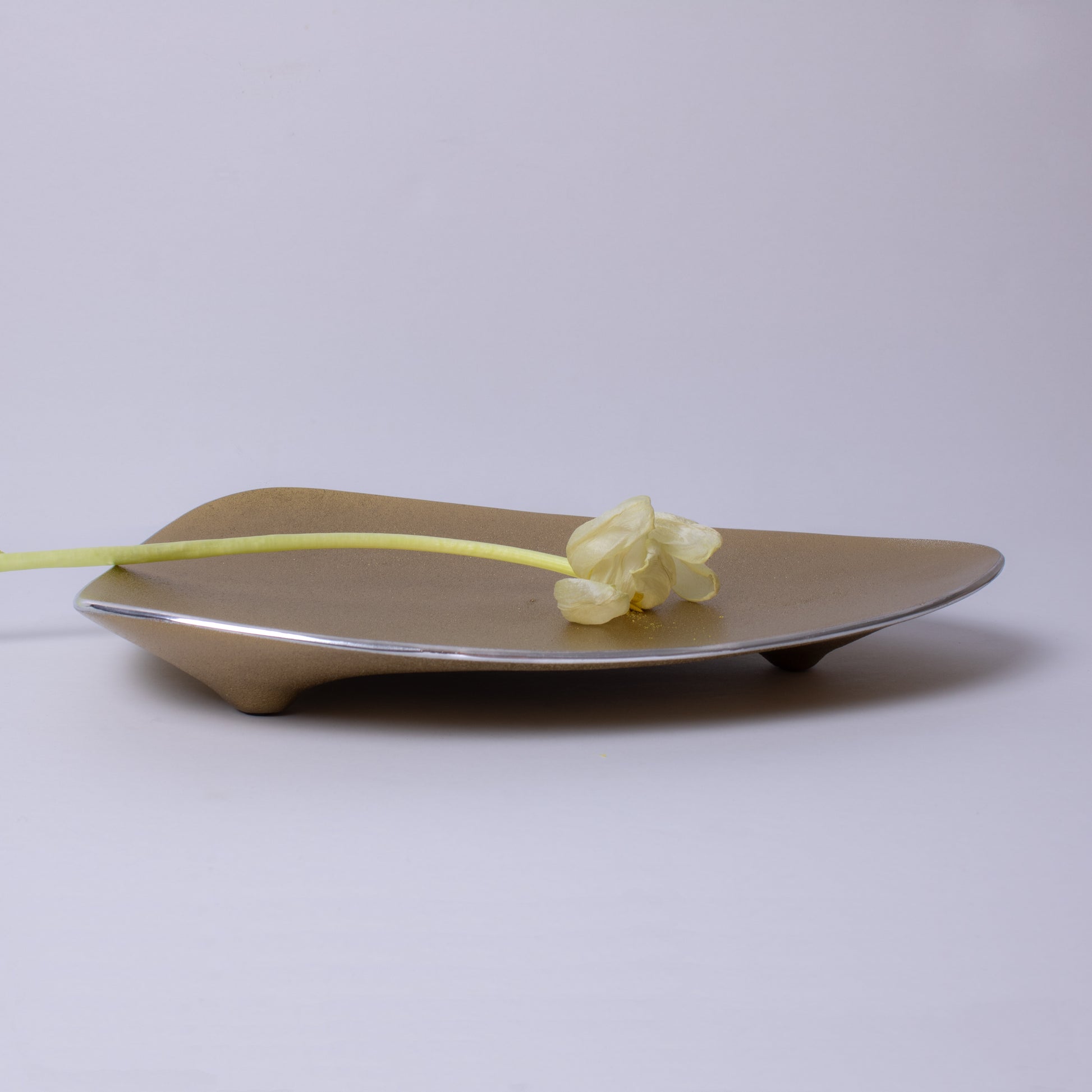 Tripod Serving Tray - Gold - Belin Home